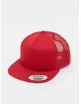 coole Checked Flanell Unisex Cap Mesh 330 g/m2 Rot - One-Size