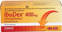 PZN-DE 09294687, Dexcel Ibudex 400 mg Filmtabletten 50 St, Grundpreis: &euro; 0,10 /