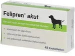 Felipren akut Kautabl.bei u.nach Durchfall f.Hunde 48 St Kautabletten