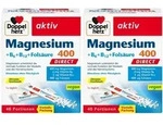 Doppelherz Magnesium 400 Direct Doppelpack 2x40 St Pellets