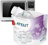 Philips Avent Microgolf Sterilisatiezakjes Scf297/05 5 St Zubeh&ouml;r, Grundpreis: