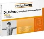 DICLOFENAC-ratiopharm Schmerzpflaster 5 St Pflaster
