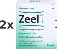PZN-DE 00277836, Zeel comp.N Ampullen 10 St, Grundpreis: &euro; 2,03 / St&uuml;ck