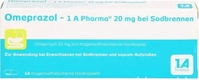 PZN-DE 06439524, 1 A Pharma Omeprazol-1A Pharma 20 mg bei Sodbrennen HKM 14 St