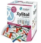 Miradent Xylitol Chewing Gum Sch&uuml;ttverp.sort. 200 St Kaugummi