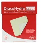 Dracohydro d&uuml;nn Hydrokoll.Wundauflage 10x10 cm 10 St Verband
