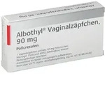 Albothyl Vaginalz&auml;pfchen 90 mg 6 St Vaginalsuppositorien