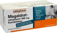PZN-DE 04869893, MAGALDRAT-ratiopharm 800 mg Tabletten 100 St, Grundpreis: &euro;