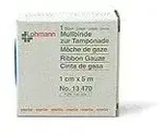 Mullbinden z.Tamponade steril 1 cmx5 m St Binden