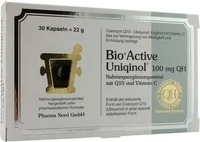 PZN-DE 11077649, BIO Active Uniqinol 100 mg QH Pharma Nord Kapseln 30 St, Grundpreis:
