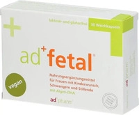 PZN-DE 09638537, Adfetal Monatspackung Weichkapseln 30 St, Grundpreis: &euro; 0,73 /
