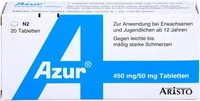 PZN-DE 01384681, Azur Tabletten 20 St, Grundpreis: &euro; 0,20 / St&uuml;ck