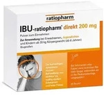 Ibu-Ratiopharm direkt 200 mg Pulver zum Einnehmen 20 St