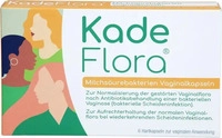 PZN-DE 19343398, Kade Kadeflora Milchs&auml;urebakterien Vaginalkapseln 6 St, Grundpreis: