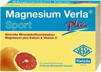 PZN-DE 01007872, Magnesium Verla plus Granulat 50 St, Grundpreis: &euro; 0,32 /