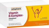 PZN-DE 04132750, Vitamin B-KOMPLEX-ratiopharm Kapseln 60 St, Grundpreis: &euro; 0,24