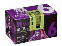 Wellion Medfine plus Pen-Nadeln 6 mm 100 St Kanüle