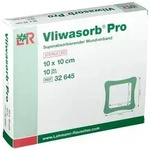 Vliwasorb Pro superabsorb.Komp.steril 10x10 cm 10 St Kompressen