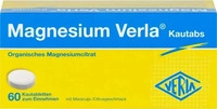 PZN-DE 12354536, Magnesium Verla Kautabs 60 St Kautabletten, Grundpreis: &euro; 0,17