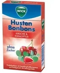 Wick Wildkirsche & Eukalyptus Bonb.o.Zucker Clickb 46 g Bonbons