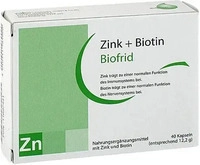 PZN-DE 11697441, Biofrid Zink+Biotin Kapseln 40 St, Grundpreis: &euro; 0,19 / St&uuml;ck
