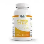Health+ Vitamin D3+K2 (90) Unflavoured 90 St Kapseln