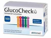 GlucoCheck Universallanzetten [bunt] für viele gängige Stechhilfen (100 Stück) 100