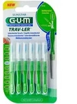 GUM Trav-Ler 1,1mm Tanne gr&uuml;n Interdental+6Kappen 6 St Zahnb&uuml;rste