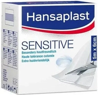 PZN-DE 13576670, Hansaplast Sensitive Pflaster 6 cmx5 m Rolle 1 St