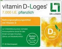 PZN-DE 17525907, Vitamin D-Loges 7.000 I.e. pflanzlich Wochendepot 30 St