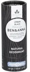 Ben & Anna Natural Deodorant Papertube Urban Black 40 g Stifte