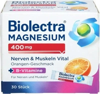 PZN-DE 17604759, Biolectra Magnesium 400 mg Nerven & Muskeln Vital 30 St Pellets,