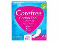 Carefree - Slipeinlagen 'Cotton Feel Normal' ohne Duft 56 St Inkontinenzslip