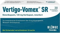 PZN-DE 17528343, Klinge Pharma (D) Vertigo-Vomex SR Retardkapseln 30 St