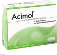 PZN-DE 02766290, Acimol mit pH Teststreifen Filmtabletten 48 St, Grundpreis: &euro;