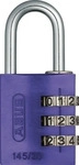 ABUS Aug. Bremicker S&ouml;hne Abus Aluminium-Zahlenschloss 145/30 lila