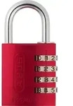 Abus Aluminium-Zahlenschloss 145/40 rot