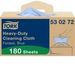 Tork Extra Starke Reinigungst&uuml;cher Blau W7, Einzeltuchentnahme, 1 &times; 180 T&uuml;cher,