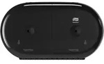Tork SmartOne&reg; Mini Doppelrollenspender f&uuml;r Toilettenpapier Schwarz T9, Hohe Kap...