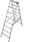 Krause DOPPLO Stufen-Doppelleiter 2x8 Stufen Schwarz