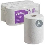 Kleenex Ultra Slimroll Rollenhandt&uuml;cher, 2-lagig, Wei&szlig;, 6 x 100 m