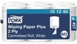Tork Starke Mehrzweck-Papierwischt&uuml;cher Wei&szlig; M2, Innenabrollung, 6 &times; 457 Blatt,