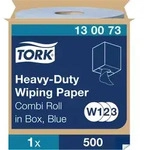 Tork Extra Starke Mehrzweck-Papierwischt&uuml;cher Blau W1/2/3, Saugf&auml;hig, 1 &times; 500
