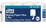 Tork Starke Mehrzweck-Papierwischt&uuml;cher Mini Innenabrollung Wei&szlig; M1, 11 Rollen, ...