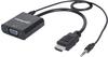Manhattan 151559, MANHATTAN Konverter HDMI -> VGA St/Bu mit Audio Polybag