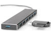 DIGITUS DA702411, DIGITUS USB-Hub 7-Port 3.0->7xA3.0 m.Netzteil schwarz