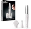 Braun FACE 910, Braun FaceSpa Pro SE910 2-in-1 Beauty-Gerät zur Gesichts-Epilation