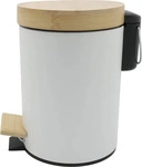 Zeller 18908, Zeller Kosmetikeimer 3,0 l Bambus wei&szlig;