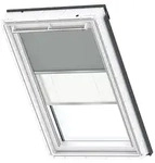 VELUX Verdunkelung Plus DFD Manuell Uni Grau/Wei&szlig; 0705, U08,