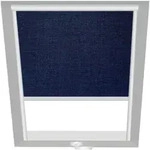 Wellker Verdunkelungsrollo Blau 1605, 114x118 cm (11/11),...